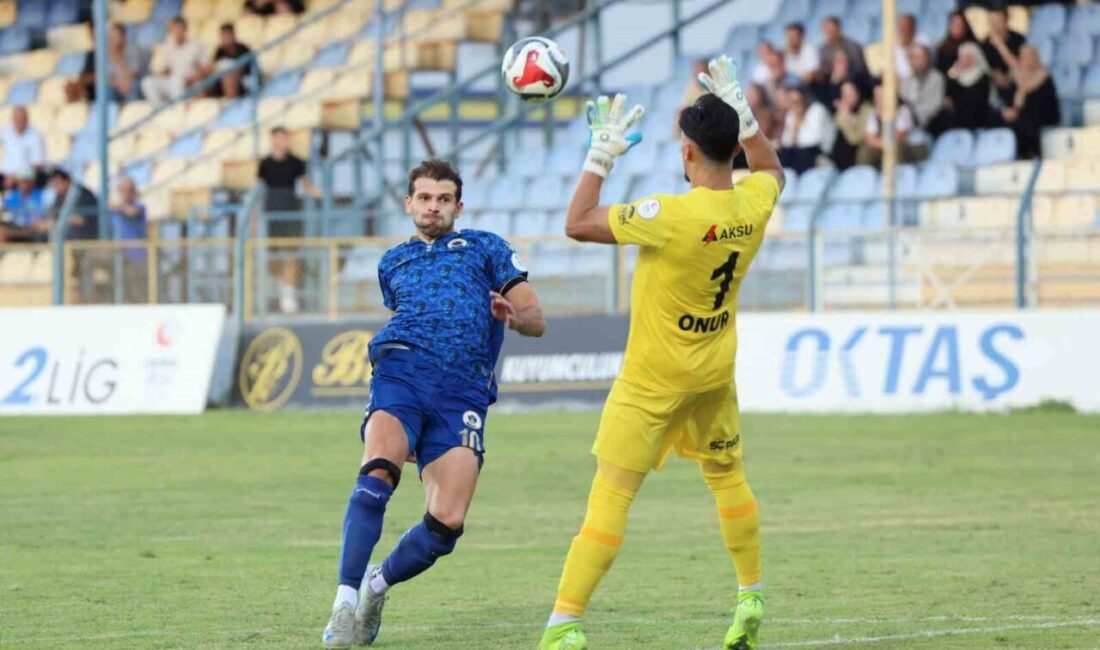 Menemen FK’da başarılı bir performans sergileyen golcü futbolcu Seçim Can