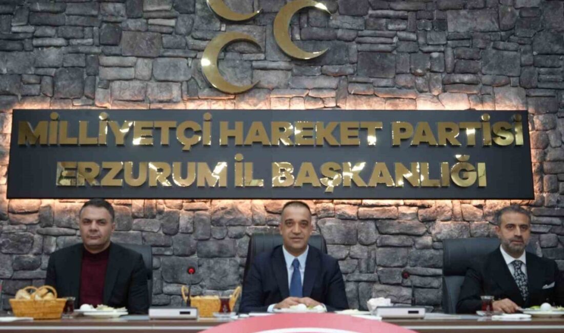 Milliyetçi Hareket Partisi (MHP) Erzurum İl Başkanı Adem Yurdagül, “Üç