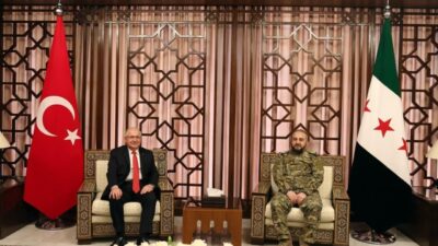 Milli Savunma Bakanı Yaşar Güler, Dışişleri Bakanı Hakan Fidan ve