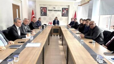 Bilecik’in Osmaneli ilçesinde Osmaneli Kaymakamlığı koordinesinde İlçe İdare Şube Başkanları