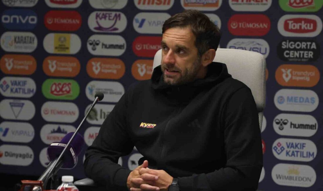 Kayserispor Teknik Direktörü Radomir Djalovic, Konyaspor karşısında futbolcularının ciddi anlamda