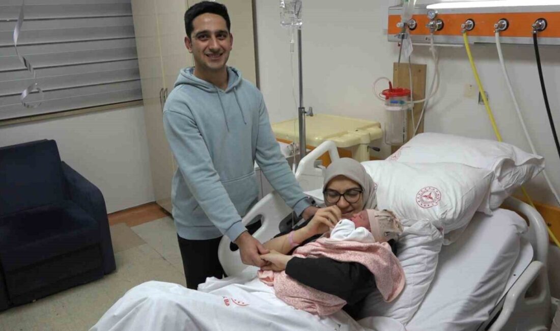 Rize’de 2026 yılının ilk bebeği 00.00’da doğan Elif Bilge Gündoğdu