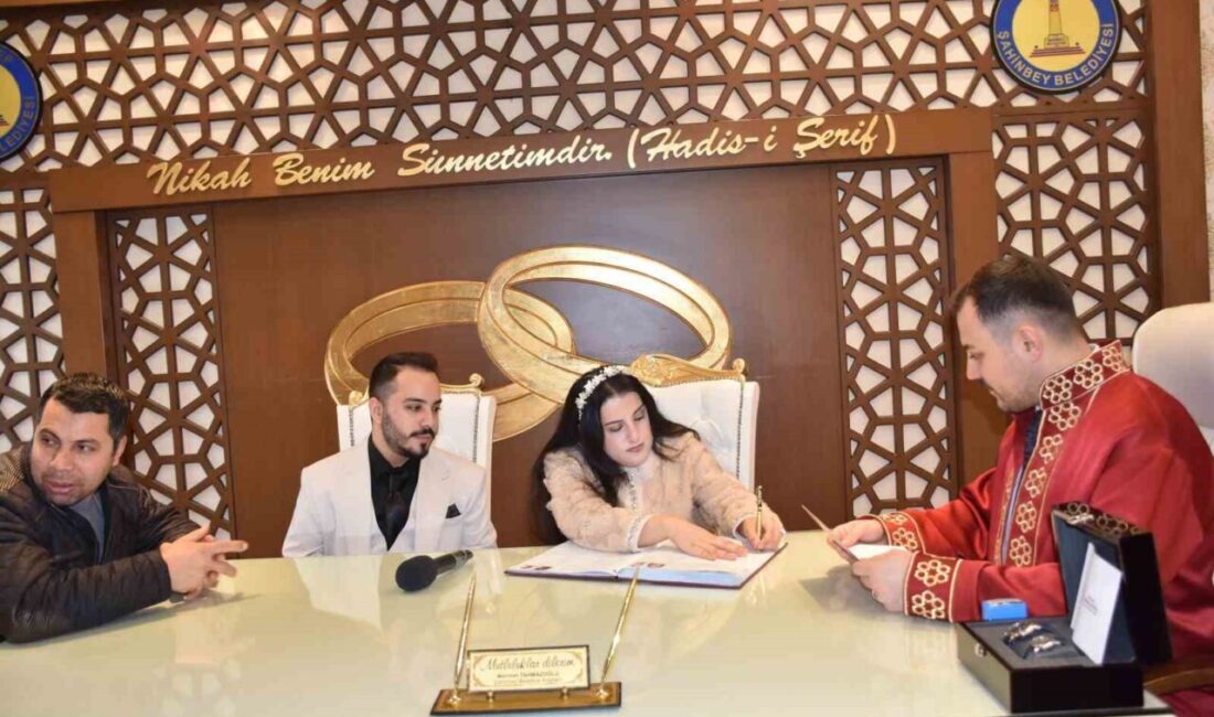 Şahinbey Belediyesi Nikah Memurluğu, 2025 yılının son nikahını kıyarak bir