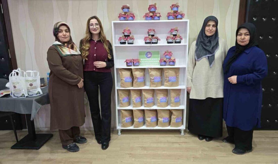 Yozgat’ta Saraykent Kadın Kooperatifi, yeni kurulmuş olmasına rağmen ilçede özellikle