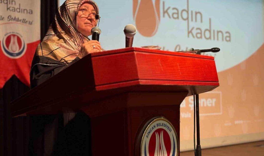 Sincan Belediye Başkanı Murat Ercan’ın destekleri ve eşi Emine Ercan’ın