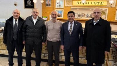 Kadayıfçı Sıtkı Usta Ankara Çukurambar Şubesi, siyasi parti temsilcileri ile