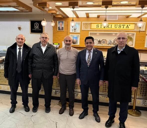 Kadayıfçı Sıtkı Usta Ankara Çukurambar Şubesi, siyasi parti temsilcileri ile