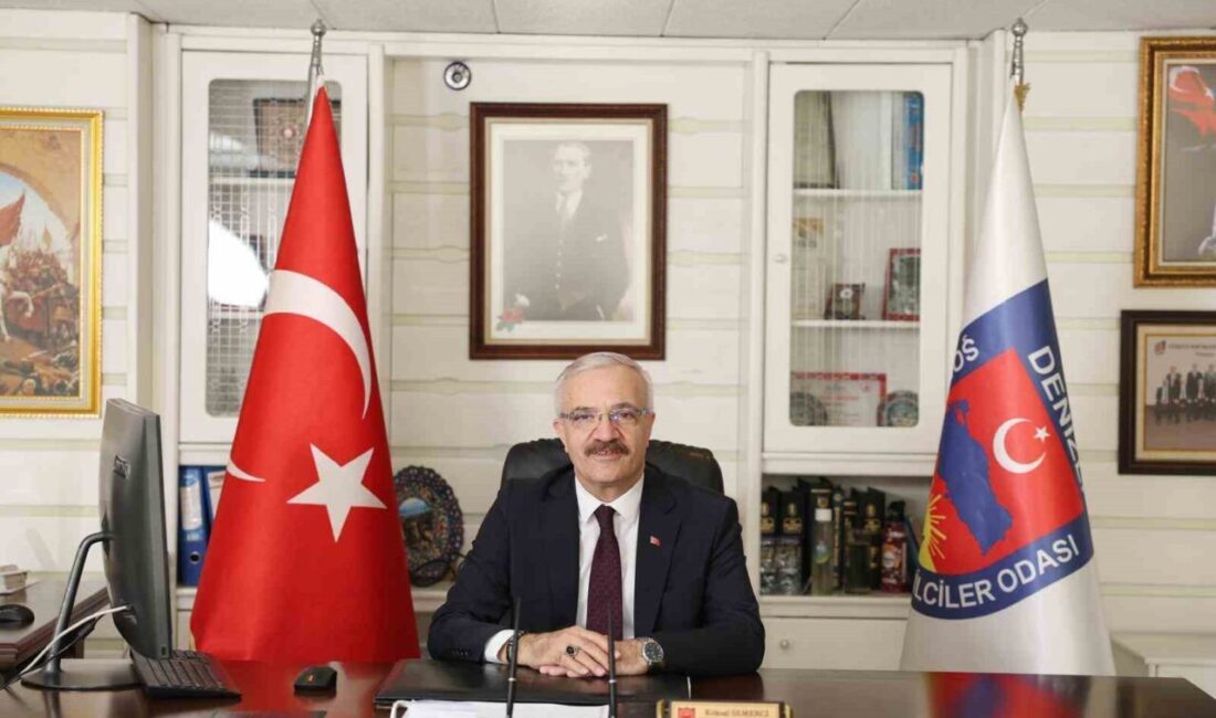 Denizli Şoförler ve Otomobilciler Esnaf Odası Başkanı Köksal Semerci, üyelere