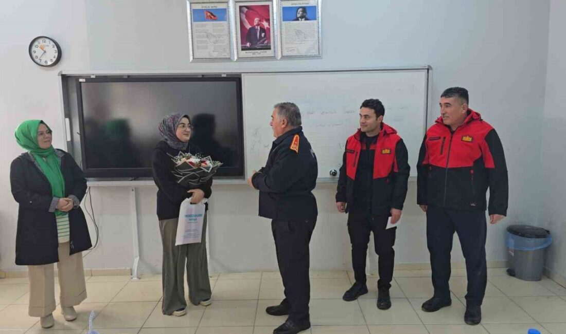 Sorgun Belediyesi İtfaiye Müdürlüğü ekipleri, geçtiğimiz hafta kendilerine mektup yazan