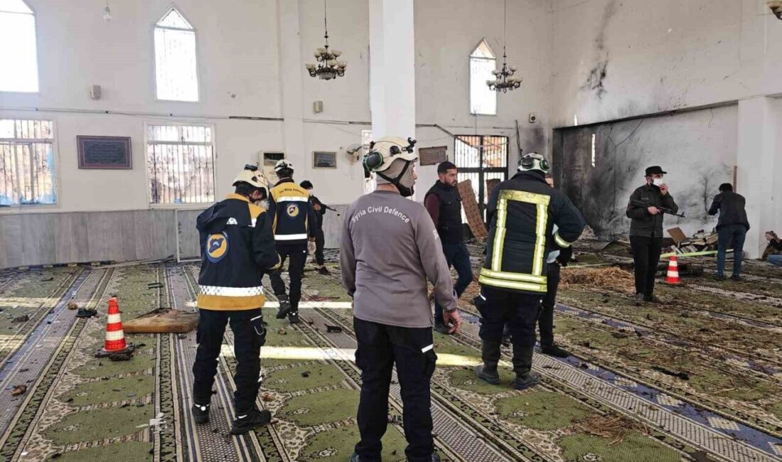 Suriye’nin Humus şehrindeki camide meydana gelen patlamada hayatını kaybedenlerin sayısı