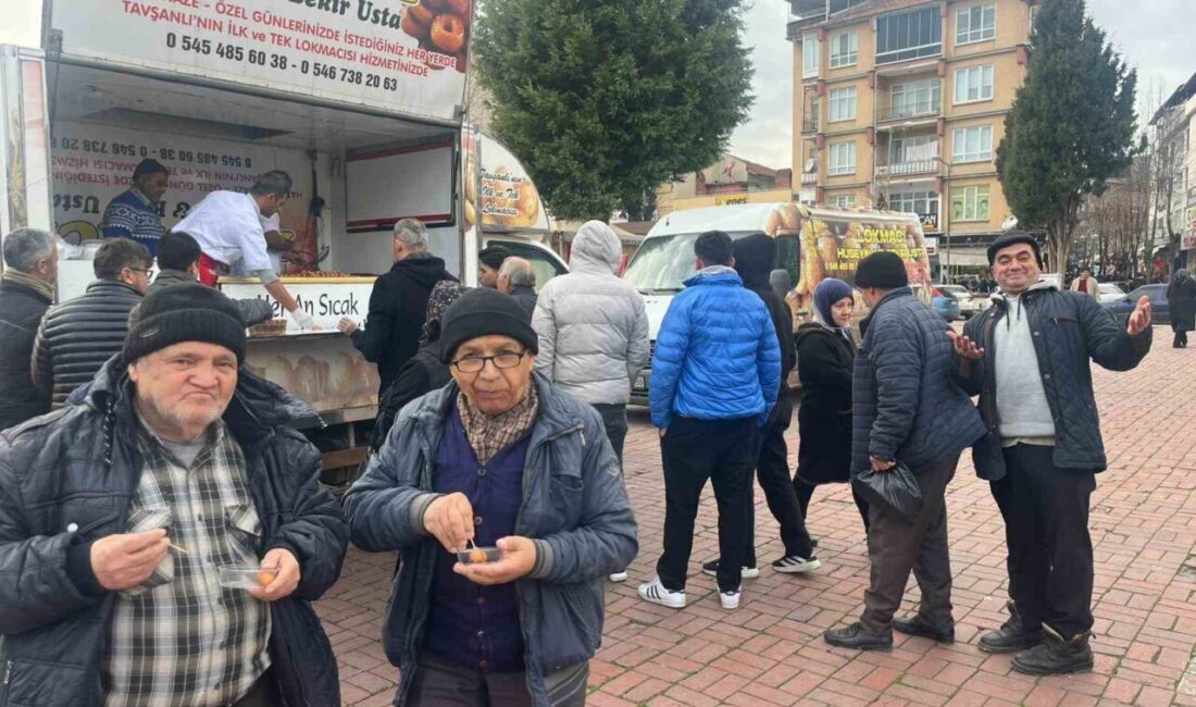 Kütahya’nın Tavşanlı ilçesinde, mübarek üç ayların başlangıcı dolayısıyla geleneksel lokma