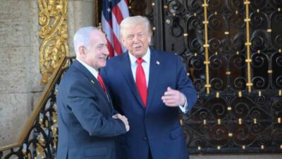 ABD Başkanı Donald Trump, İsrail Başbakanı Binyamin Netanyahu ile görüşmesi