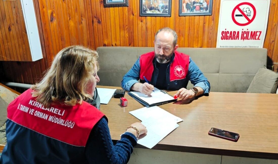 Kırklareli’nin Vize ilçesinde gıda işletmelerine yönelik denetimler devam ediyor. Vize
