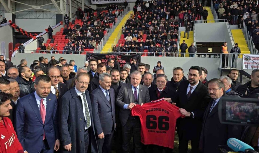 Yapımı tamamlanan Yozgat Şehir Stadyumu, Gençlik ve Spor Bakanı Osman