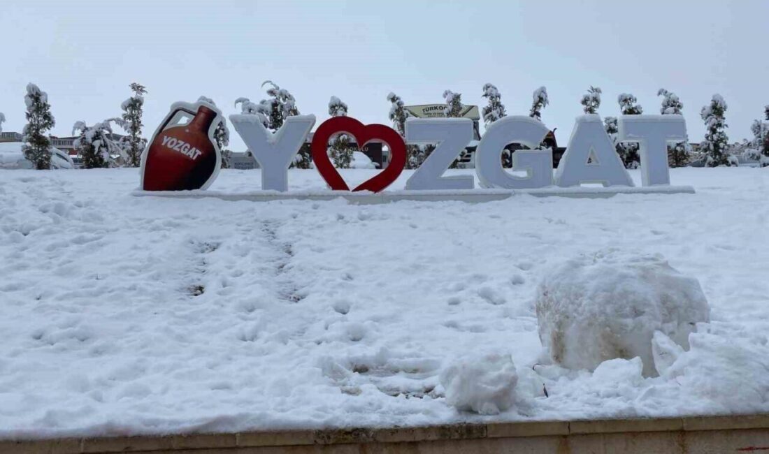 Yozgat’ın yoğun kar yağışı alan ilçelerinde eğitime 1 gün ara