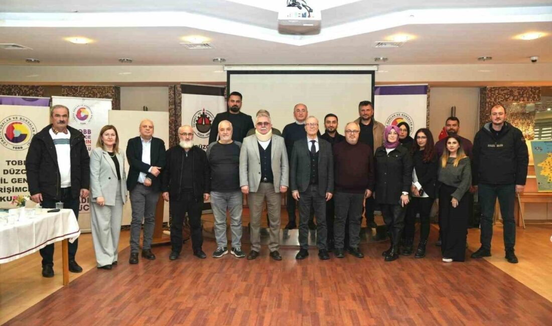 DÜZCE(İHA) – Düzce Ticaret ve Sanayi Odası ev sahipliğinde, TOBB
