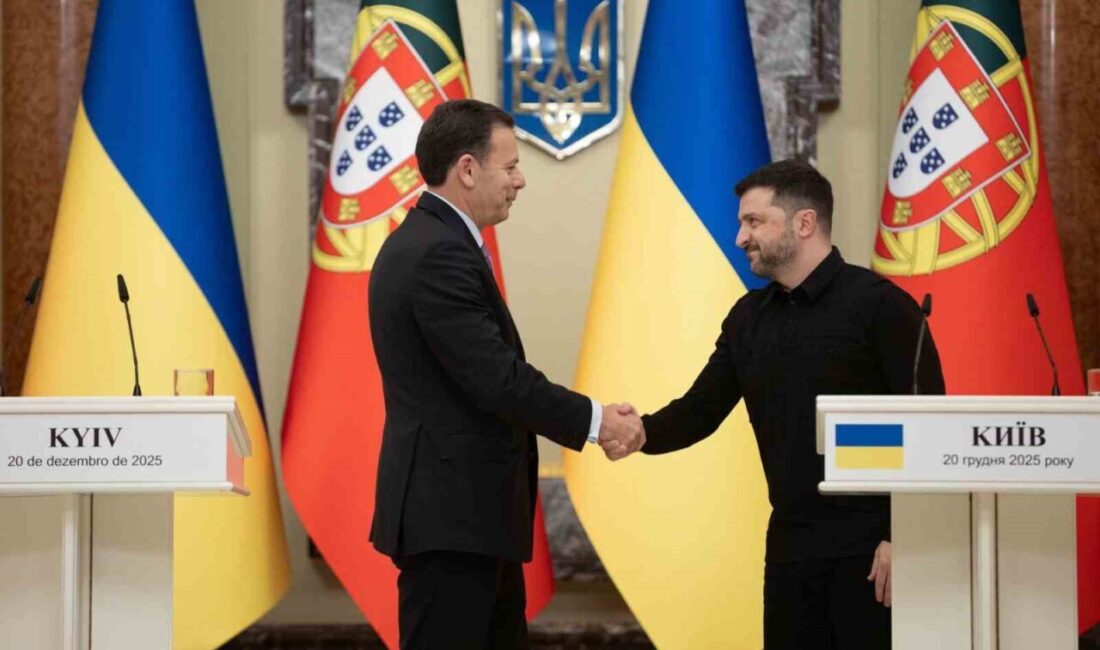 Ukrayna Devlet Başkanı Vladimir Zelenskiy, Portekiz Başbakanı Luis Montenegro’nun Ukrayna’nın