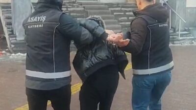 Kayseri İl Emniyet Müdürlüğü ekiplerince yapılan çalışmalarda; ’yağma’ suçundan hakkında