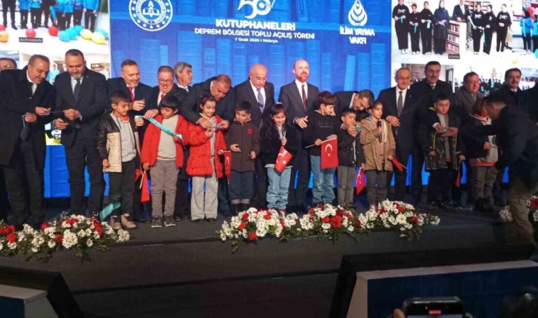 Malatya’da, Milli Eğitim Bakanı Yusuf Tekin’in katılımıyla 50. Yıl Kütüphaneleri
