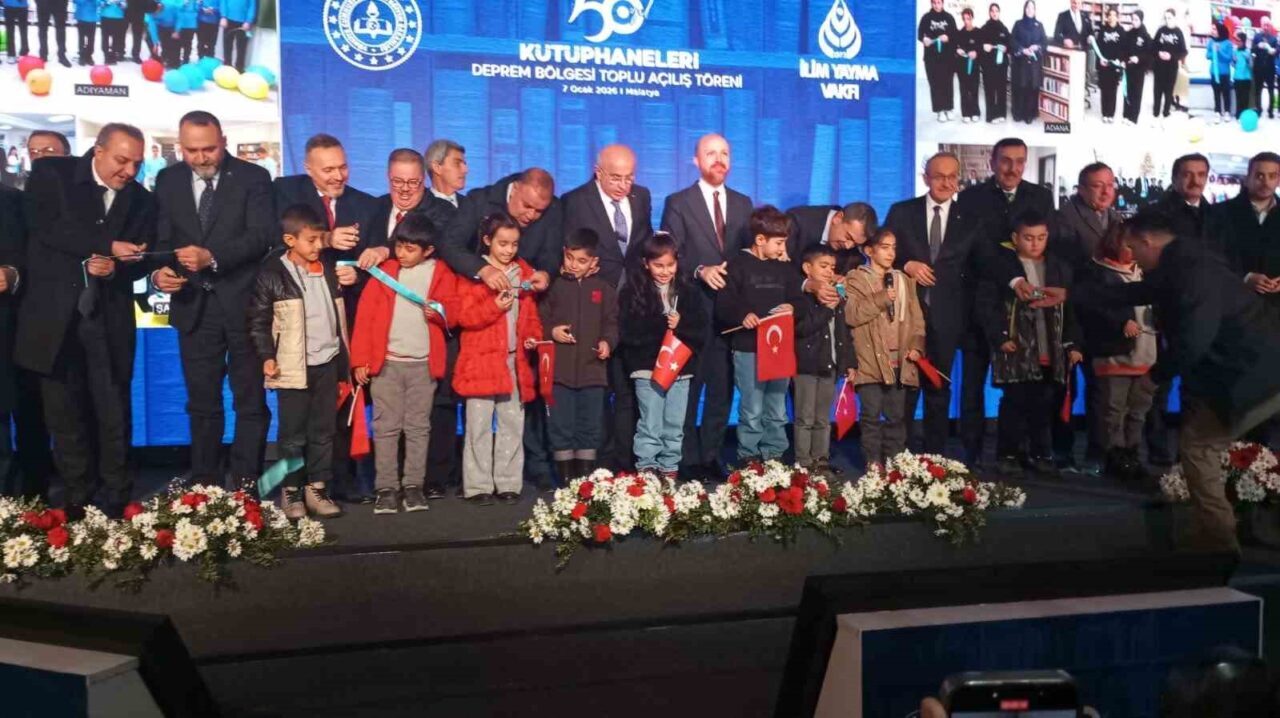 Malatya’da, Milli Eğitim Bakanı Yusuf Tekin’in katılımıyla 50. Yıl Kütüphaneleri