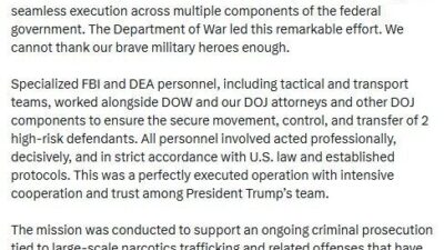 ABD Adalet Bakanlığı (DOJ), Federal Soruşturma Bürosu (FBI) ve Uyuşturucuyla