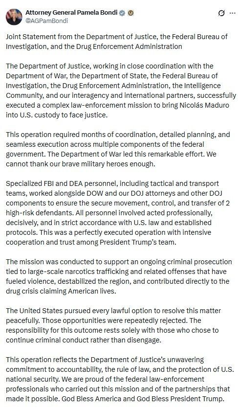 ABD Adalet Bakanlığı (DOJ), Federal Soruşturma Bürosu (FBI) ve Uyuşturucuyla