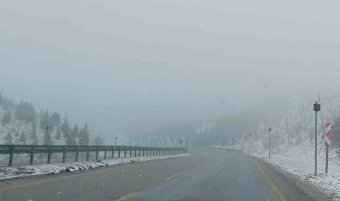 Mersin’in Mut ilçesinde bulunan Sertavul Geçidi’nde kar yağışının ardından ulaşım