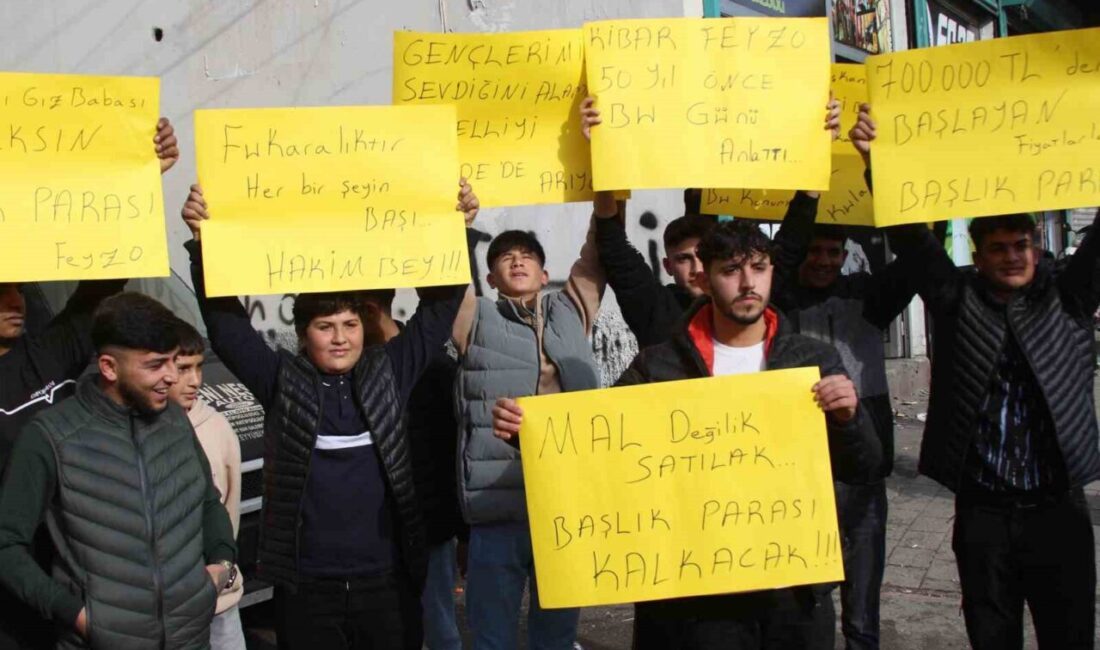 Adana’da gençler, talep edilen yüksek başlık paralarına isyan etti. Kız