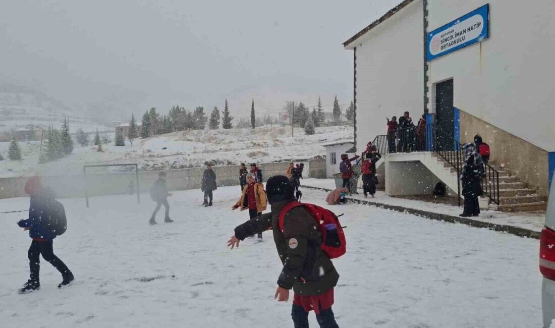 Adıyaman’ın Sincik, Gerger ve Çelikhan ilçelerinde etkili olan yoğun kar