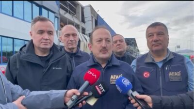 AFAD Başkanı Ali Hamza Pehlivan, İzmir’de etkili olan şiddetli fırtına