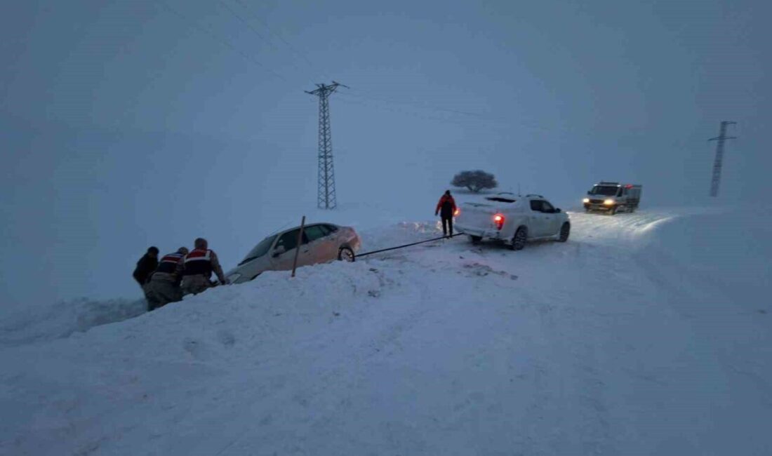 Ağrı’da etkili olan yoğun kar yağışı, tipi ve gizli buzlanma