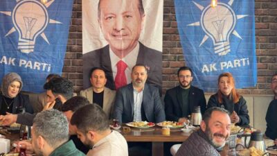 AK Parti Ardahan İl Başkanı Hakan Aydın, basın mensupları ile