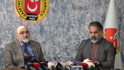 Kayseri Gazeteciler Cemiyeti’ni ziyaret eden AK Parti Kayseri Milletvekili Murat