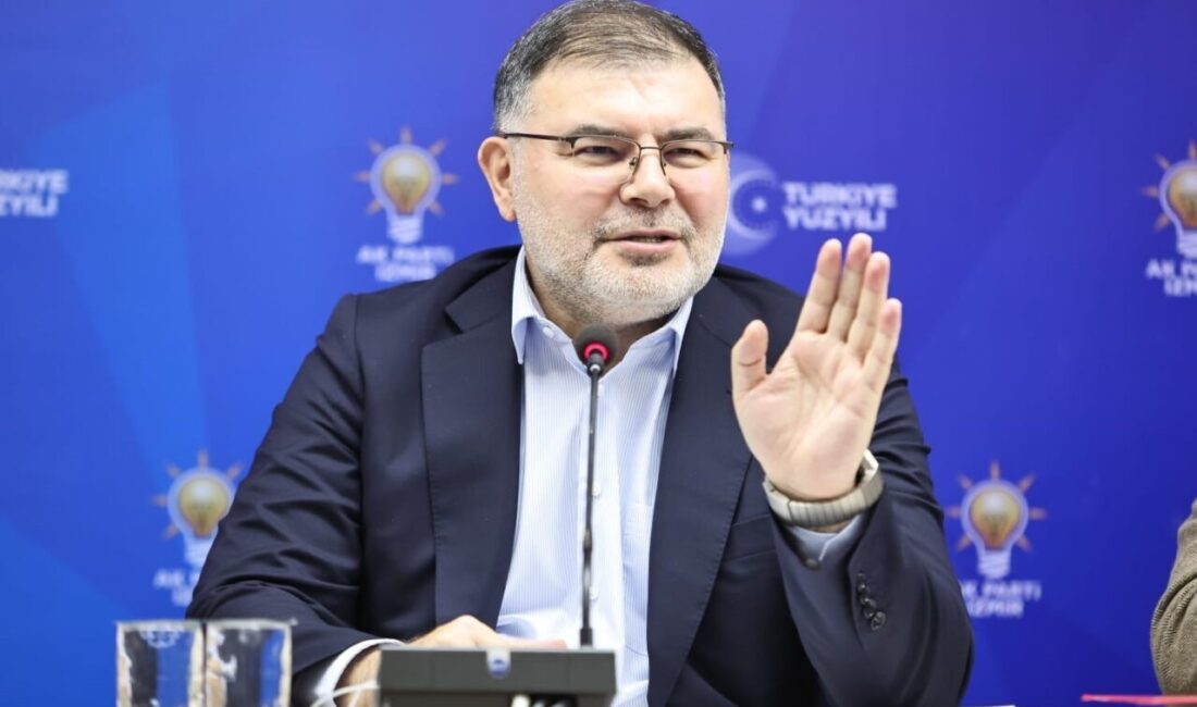 AK Parti İzmir İl Başkanı Bilal Saygılı, Bornova’da depreme dayanıksız