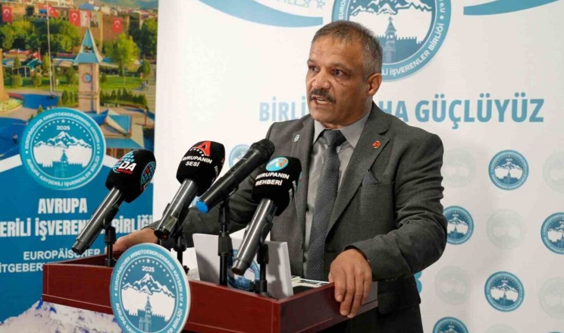 Avrupa Kayserili İşverenler Birliği (AKİB) Genel Başkanı Ali Hızar, Avrupa’da