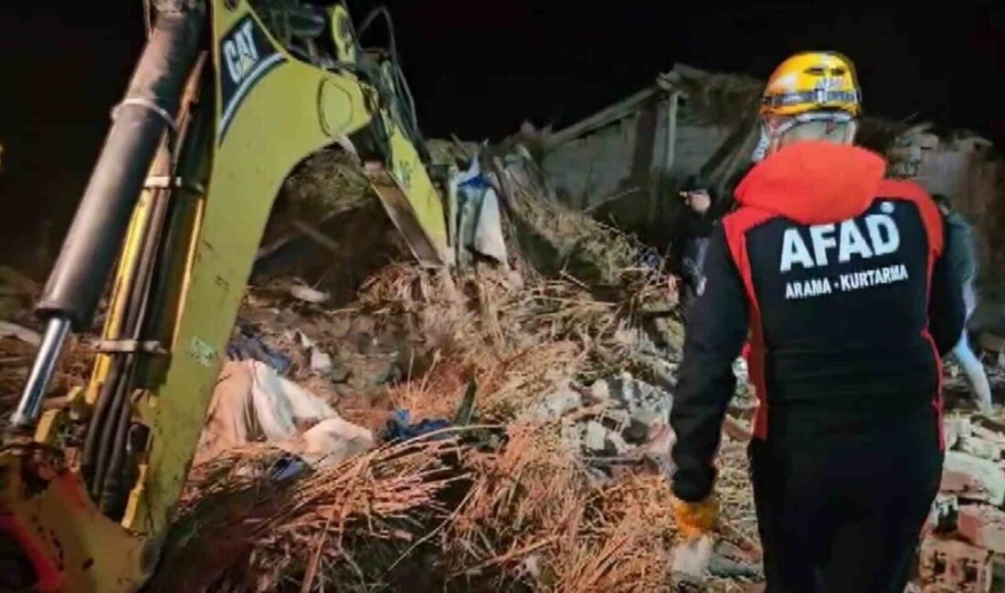 Aksaray’da bir mandıranın çökmesi sonucu göçük altında kalan çok sayıda