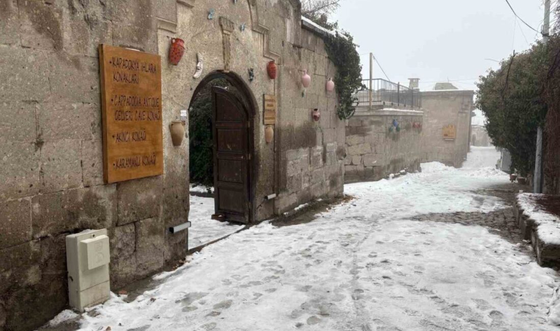 Aksaray’ın yüksek kesimlerinde etkili olan kar yağışı 2 gündür devam
