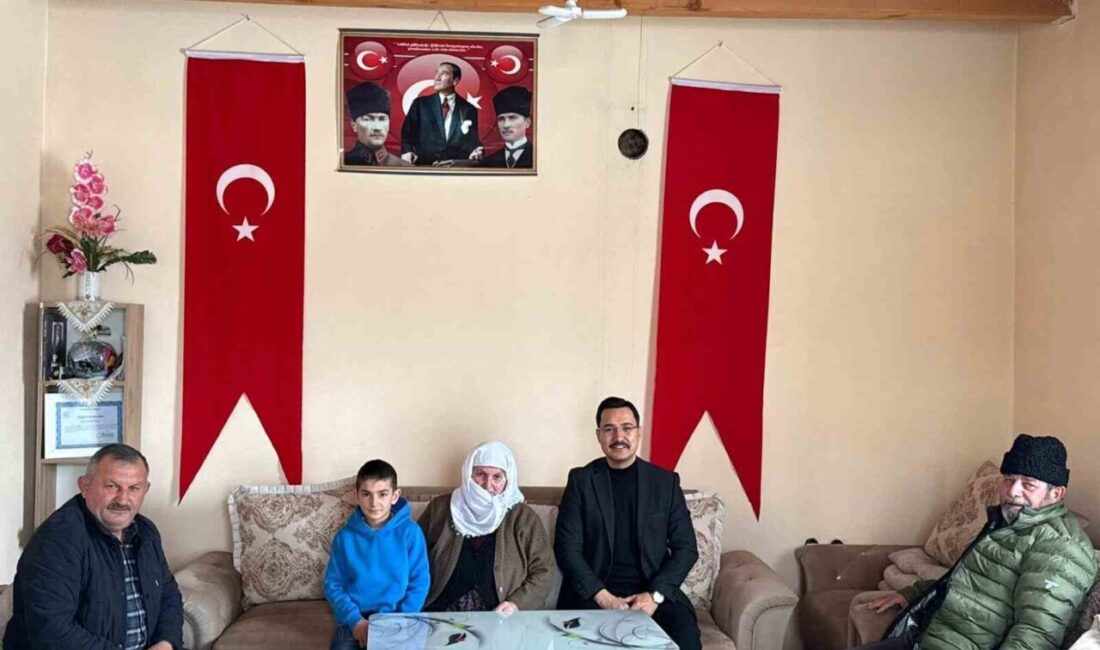 Akyaka Kaymakam İsmail Demirtaş, köy ziyaretlerini sürdürüyor. Kars’ın Akyaka ilçesi