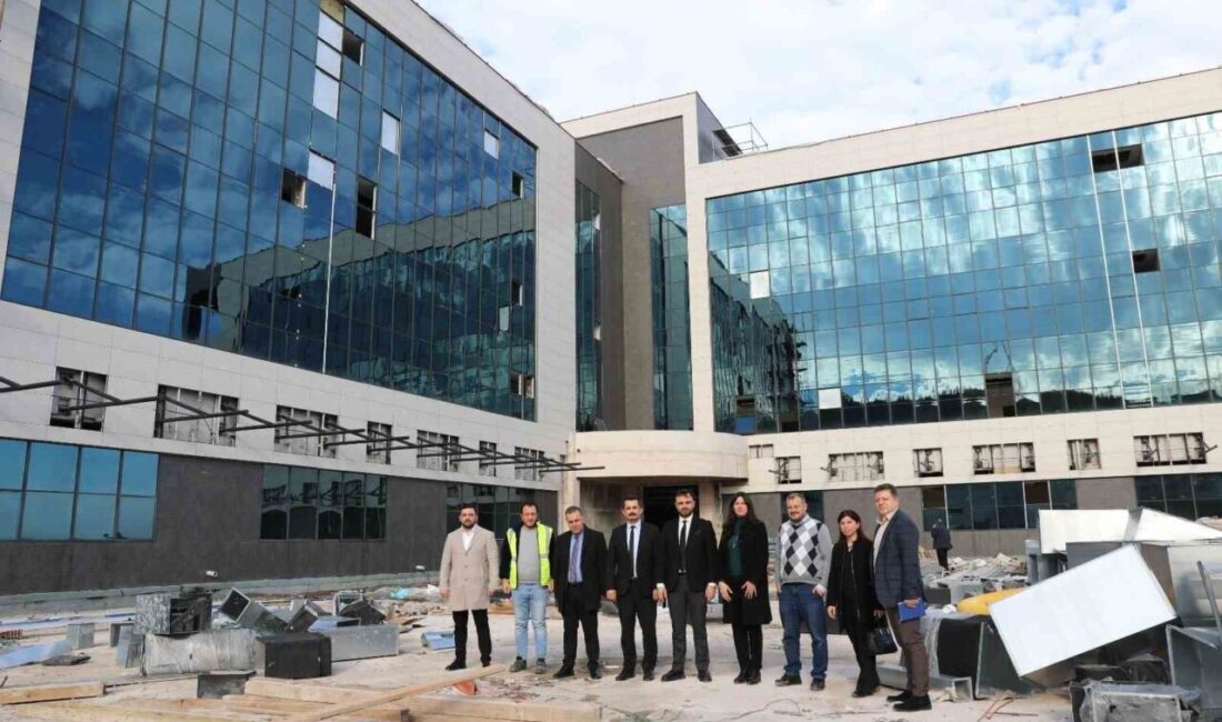Samsun Alaçam–Yakakent Devlet Hastanesi inşaatında çalışmalar devam ediyor. Yüzde 75’i
