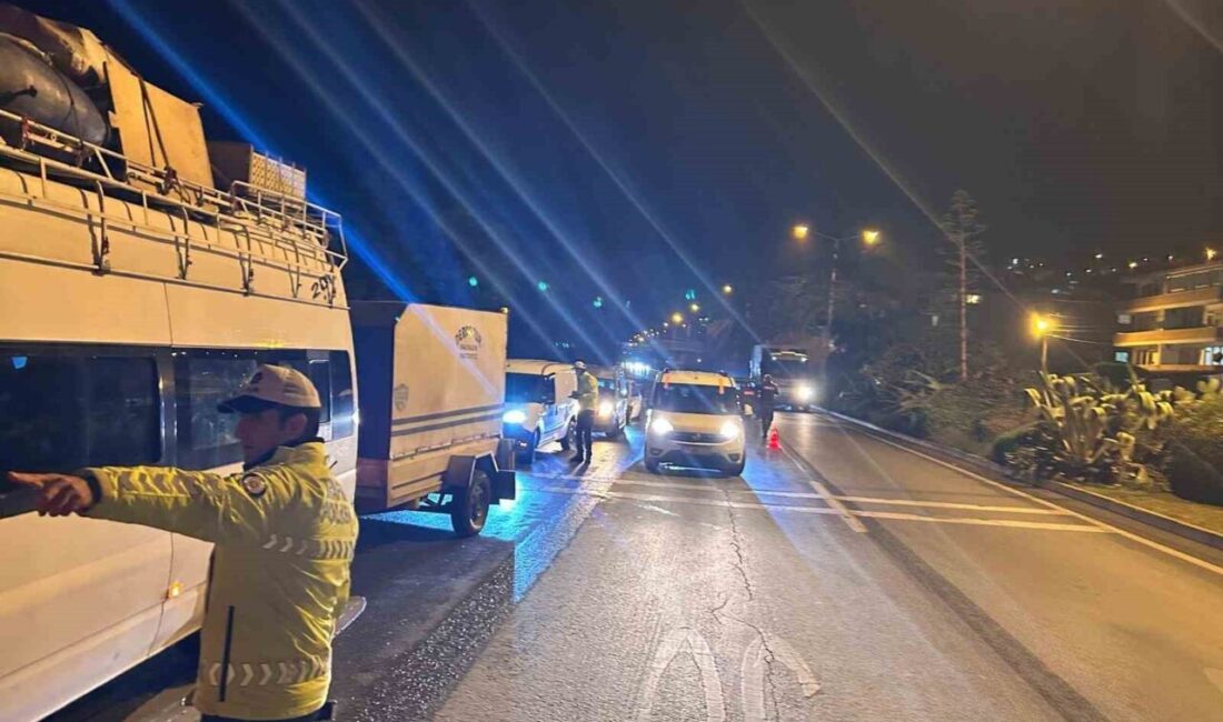 Alanya’da vatandaşların yeni yıla huzur ve güven içinde girmelerini sağlamak