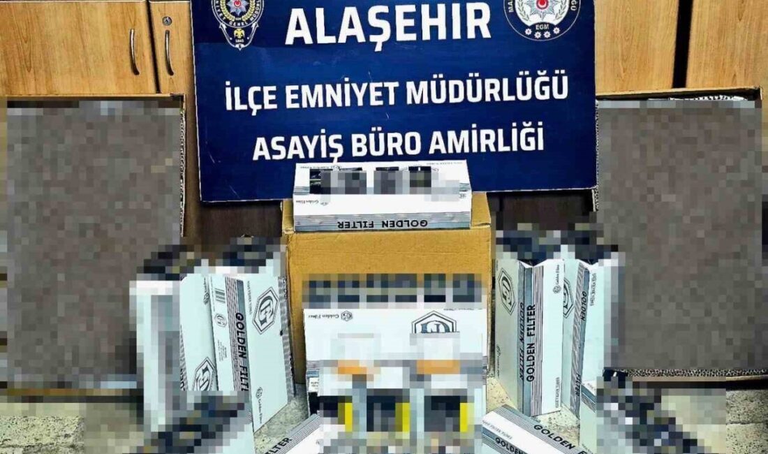 MANİSA (İHA) – Manisa’nın Alaşehir ilçesinde polis ekiplerince düzenlenen çalışmalarda