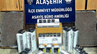 MANİSA (İHA) – Manisa’nın Alaşehir ilçesinde polis ekiplerince düzenlenen çalışmalarda