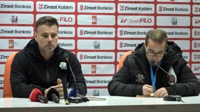 Fatih Karagümrük Teknik Direktörü Aleksandar Stanojevic, Türkiye Kupası’nda Corendon Alanyaspor
