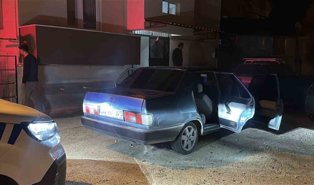 Burdur’da geçtiğimiz gece polis ekiplerinden kaçan daha sonrasında otomobili terk