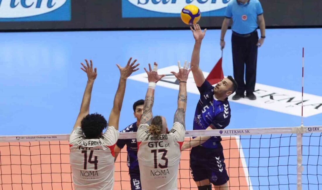 CEV Challenge Cup’ta deplasmanda 3-2 mağlup olduğu Portekiz ekibi Sport