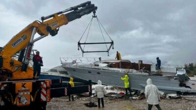 Antalya’nın Aksu ilçesinde metrekareye 190 kilogramı aşan yağışın ardından Aksu