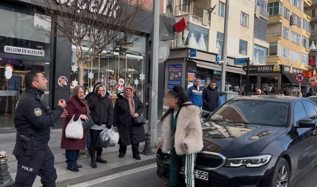 Tekirdağ Çorlu’da trafikte seyreden araçların önüne atlayarak, çevreye rahatsızlık veren