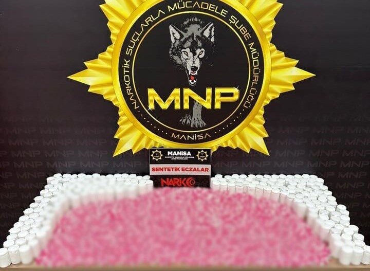 Manisa İl Emniyet Müdürlüğü Narkotik Suçlarla Mücadele Şube Müdürlüğü ekiplerince