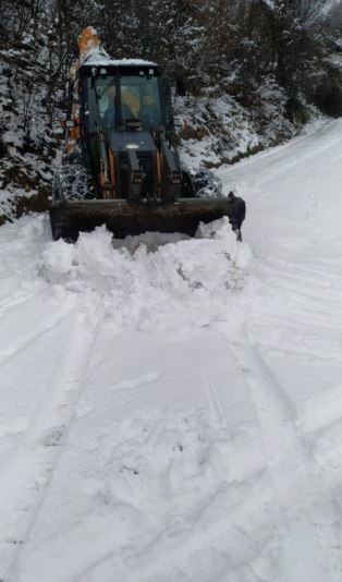 Artvin genelinde etkili olan olumsuz hava koşulları nedeniyle 4 ilçede