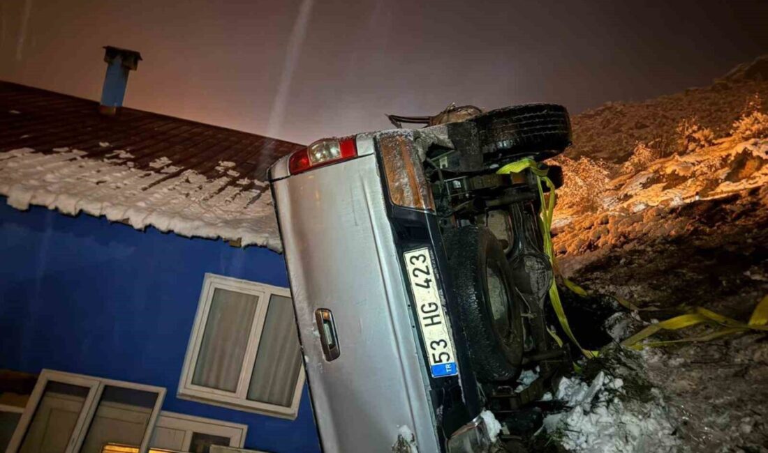 Artvin’in Ardanuç ilçesinde dün gece meydana gelen trafik kazasında bir